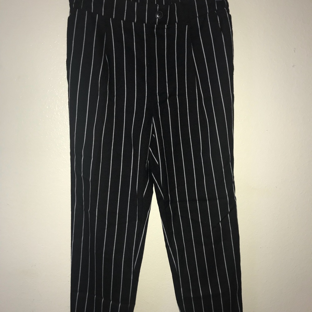 striped pants